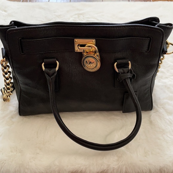 MICHAEL Michael Kors Black Leather Satchel - Picture 7 of 10